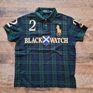 Polo Ralph Lauren Black Watch Plaid Polo Shirt